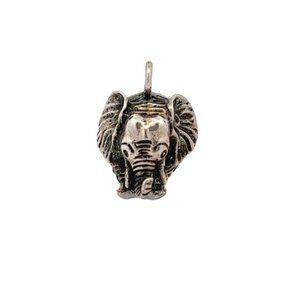Estate Sterling‎ Silver Elephant Pendant! Unique! 34